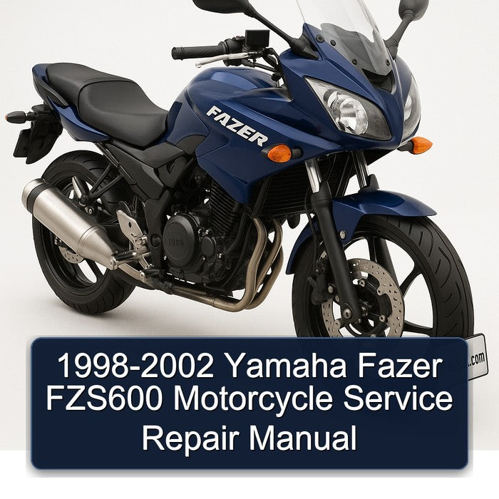 1998-2002 Yamaha Fazer FZS600 Motorcycle Service Repair Workshop Manual PDF