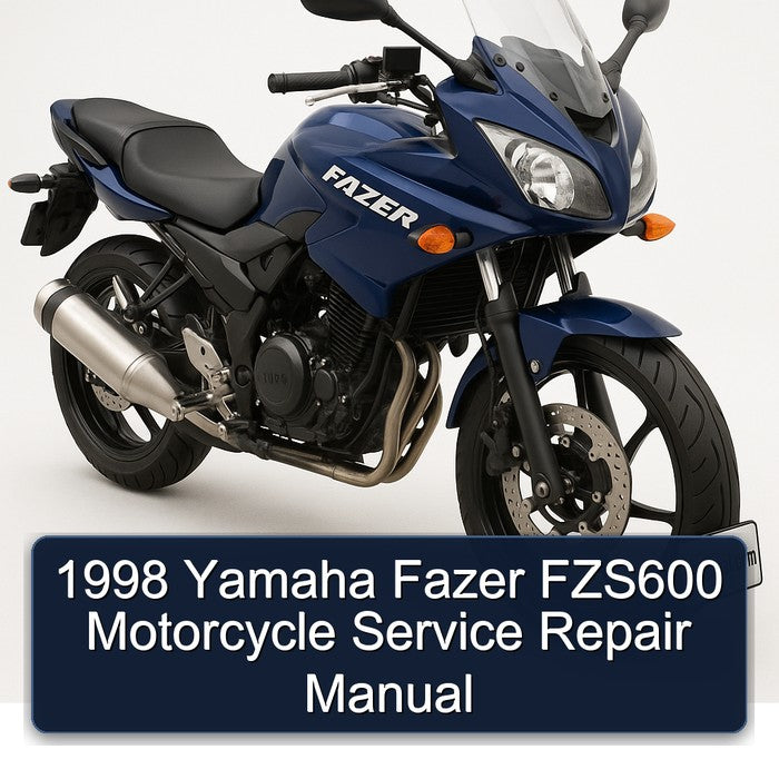 1998 Yamaha Fazer FZS600 Motorcycle Service Repair Workshop Manual PDF