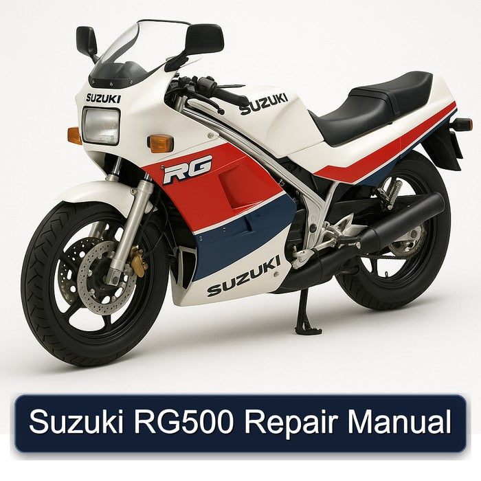 Suzuki RG Series RG500 Service Repair Workshop Manual PDF