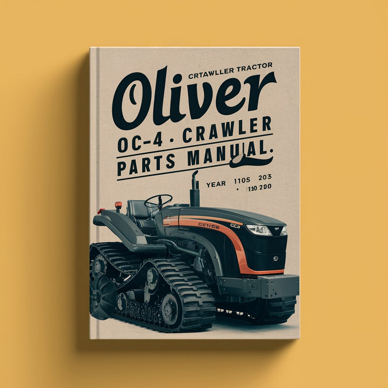 Manual de piezas del tractor de orugas OLIVER OC-4 Descargar PDF