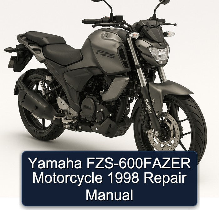 1998 Yamaha FZS Models Fzs-600fazer Motorcycle Service Repair Workshop Manual PDF