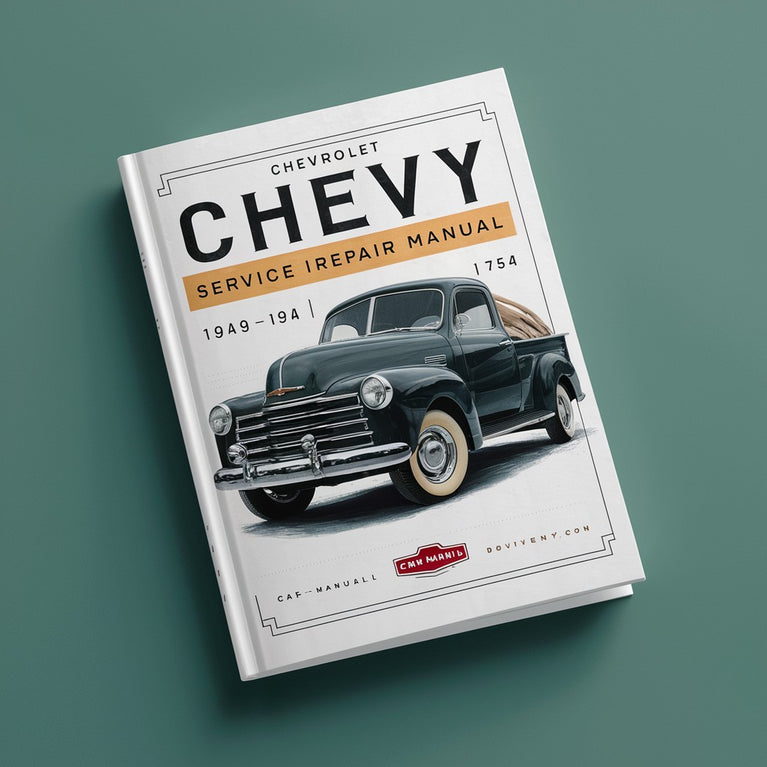 Chevrolet Chevy Servicehandbuch 1949 - 1954 PDF-Download