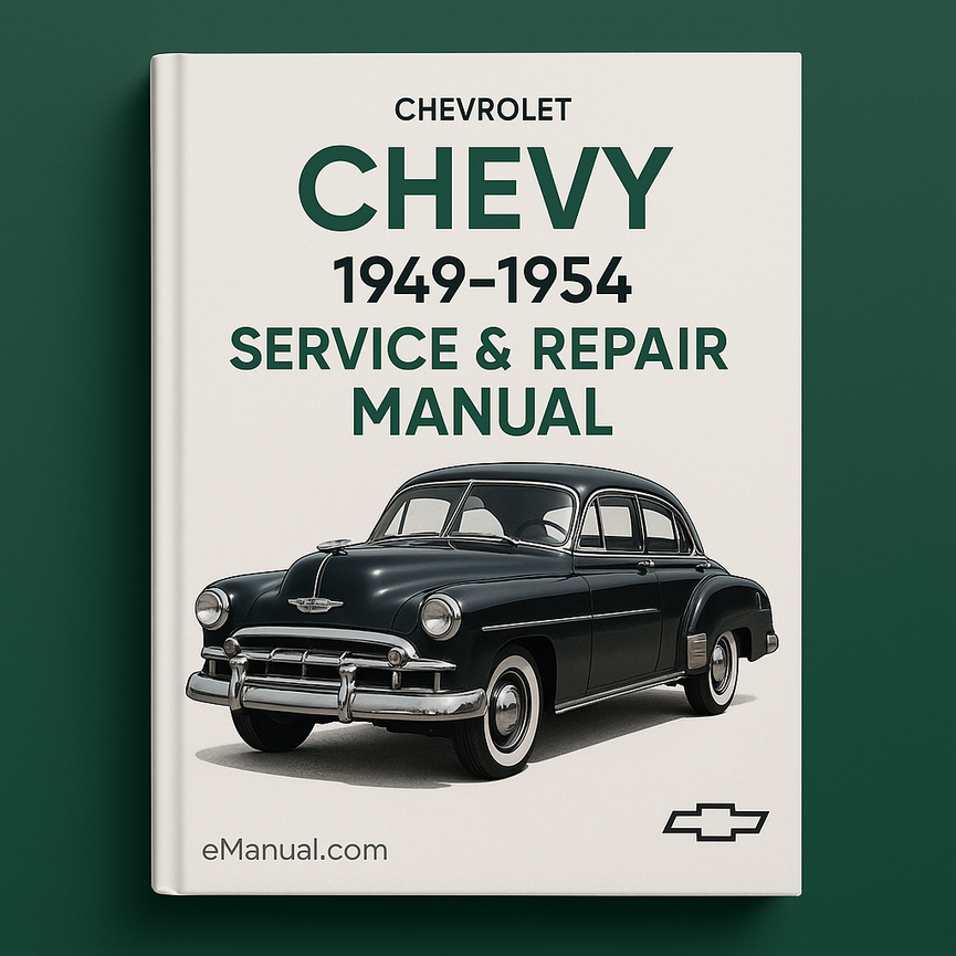 Chevrolet Chevy Service Repair Manual 1949-1954