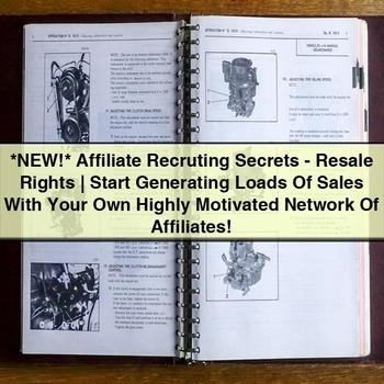 Affiliate Recruiting Secrets: Start Generating Sales with Your Own Network of Affiliates