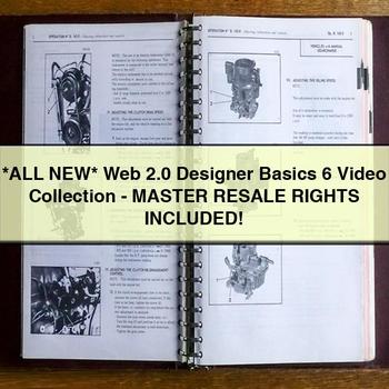 Web 2.0 Designer Basics 6 Video Collection-Master RESALE RIGHTS INCLUDED