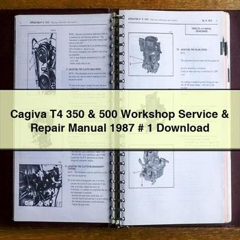 1987 Cagiva T4 Service Repair Workshop Manual PDF