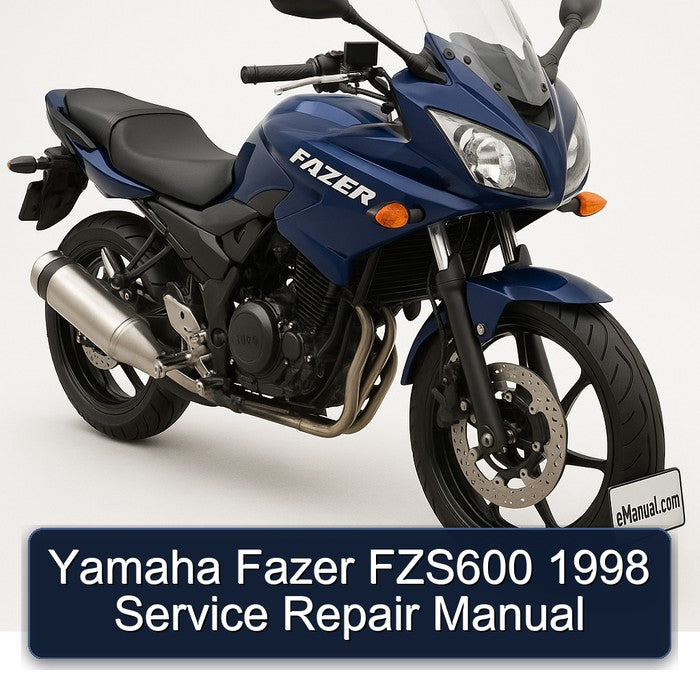 1998 Yamaha Fazer FZS600 Service Repair Workshop Manual PDF