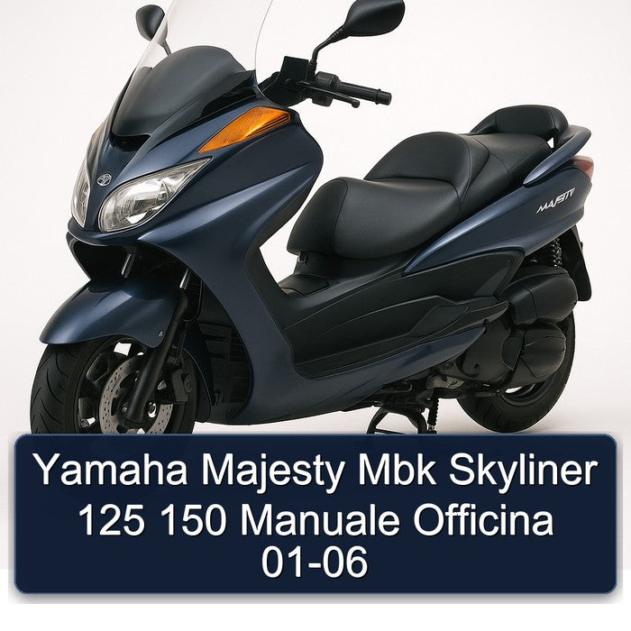 2001-2006 Yamaha Majesty Mbk Skyliner 125 150 Manuale Officina Service Repair Workshop Manual PDF