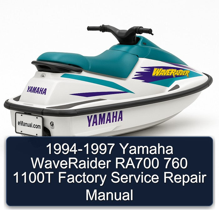 1994-1997 Yamaha Waveraider RA700 760 1100T Service Repair Workshop Manual PDF