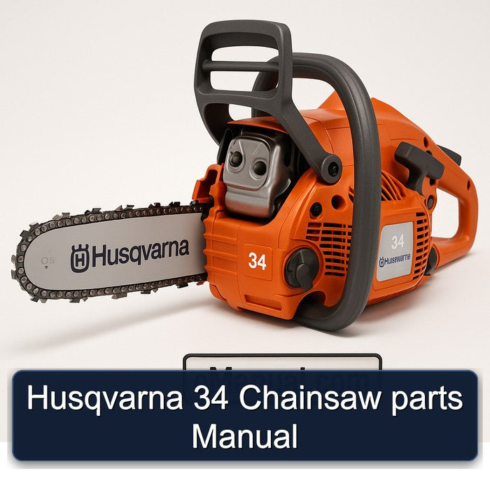 Husqvarna 34 Chainsaw Parts Catalog PDF