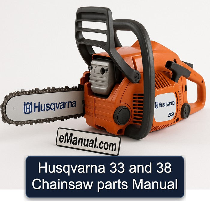Husqvarna 33 38 Chainsaw Parts Catalog PDF