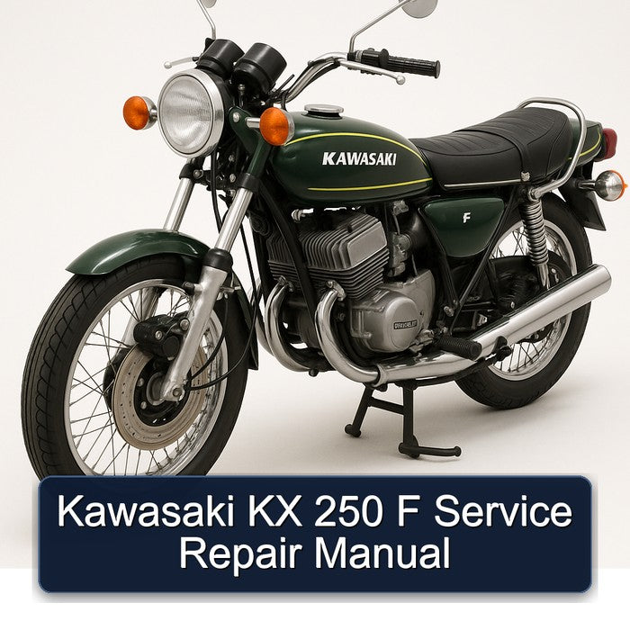 Kawasaki KX Series 250 F Service Repair Workshop Manual PDF