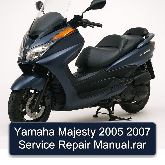 2005-2007 Yamaha Majesty .rar Service Repair Workshop Manual PDF