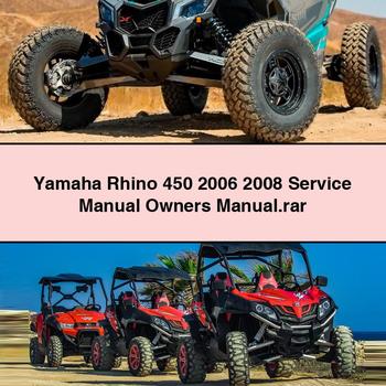 2006-2008 Yamaha Rhino 450 Owners .rar Owner's Manual PDF