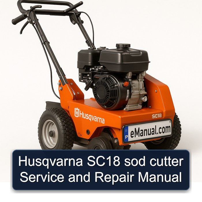 Husqvarna SC18 Sod Cutter Service Repair Workshop Manual PDF