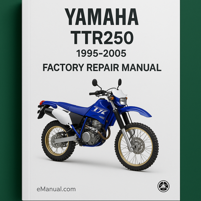 Yamaha TTR250 Werksreparaturhandbuch 1995-2005 PDF herunterladen
