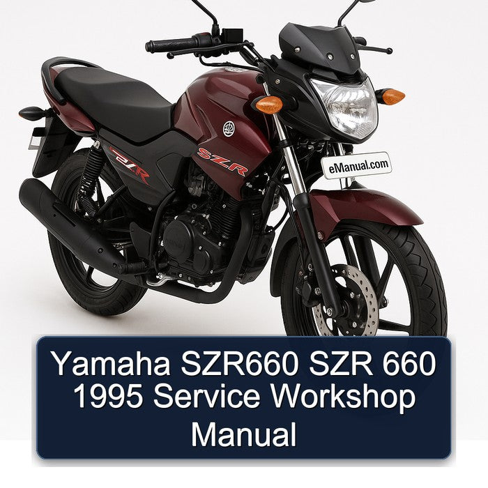 1995 Yamaha SZR Models SZR660 660 Service Repair Workshop Manual PDF