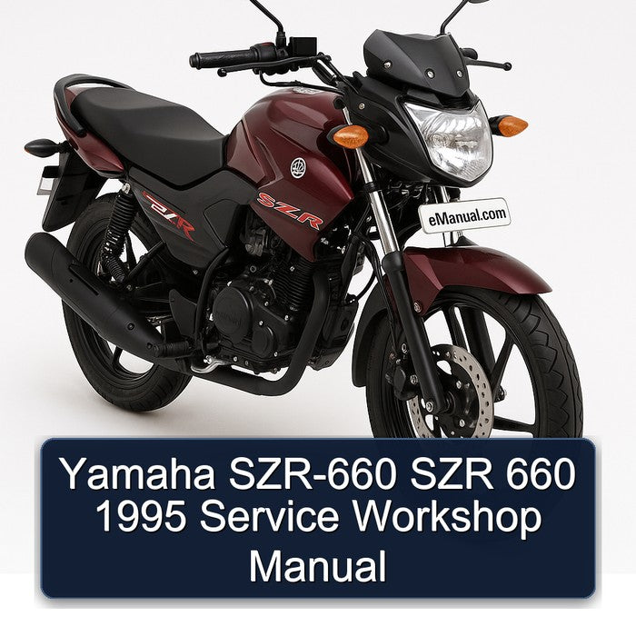 1995 Yamaha SZR Models SZR-660 660 Service Repair Workshop Manual PDF