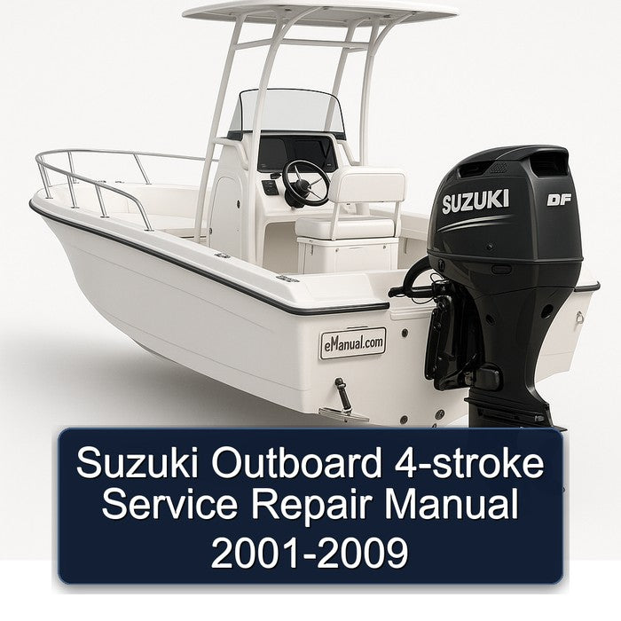 2001-2009 Suzuki Outboard 4-stroke Service Repair Workshop Manual PDF