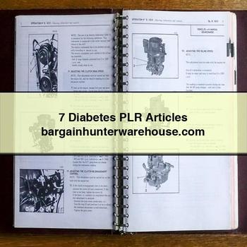 7 Diabetes PLR Articles bargainhunterwarehouse.com