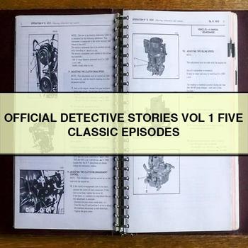 OFFICIAL DETECTIVE STORIES VOL 1 FIVE Classic EPISODES