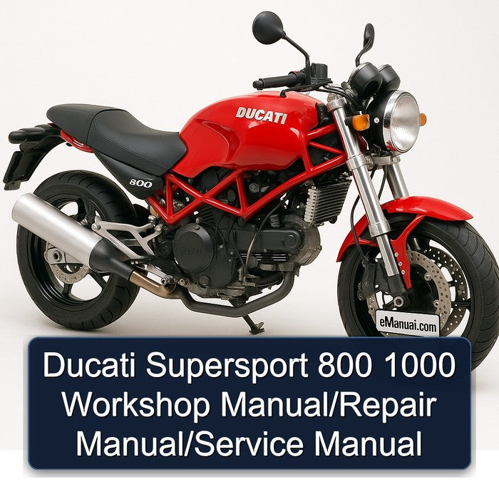 Ducati 800 Supersport 1000 Service Repair Workshop Manual PDF