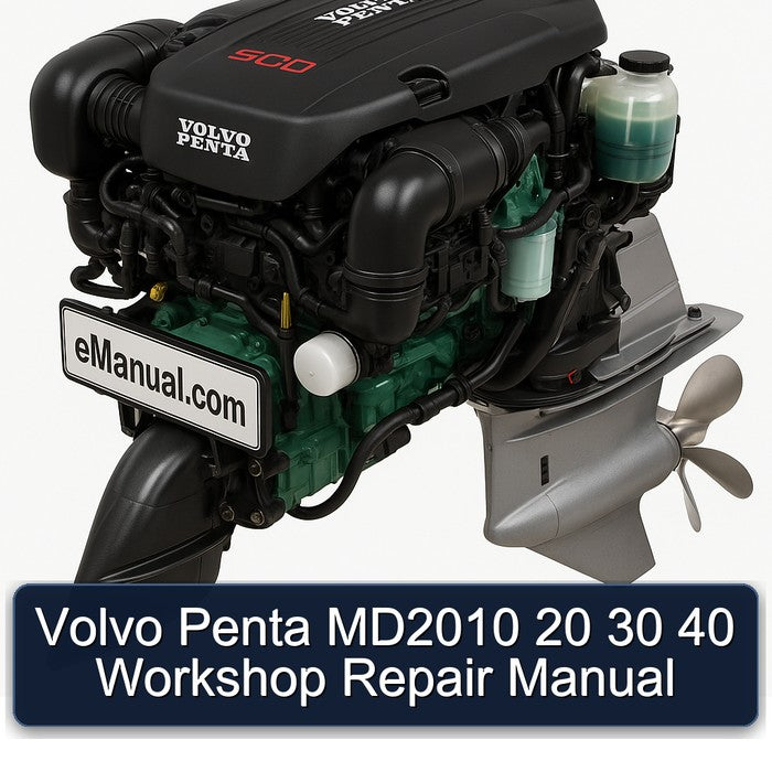 Volvo Penta MD2010 20 30 40 Service Repair Workshop Manual PDF