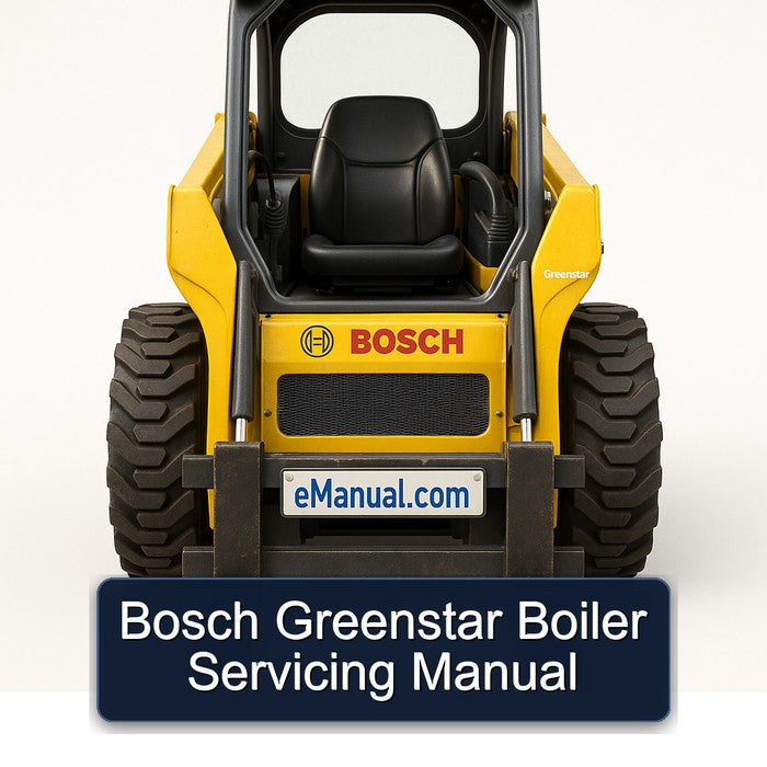 Bosch Greenstar Boiler Servicing Service Repair Workshop Manual PDF