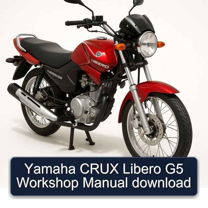 Yamaha Libero G5 Crux Service Repair Workshop Manual PDF