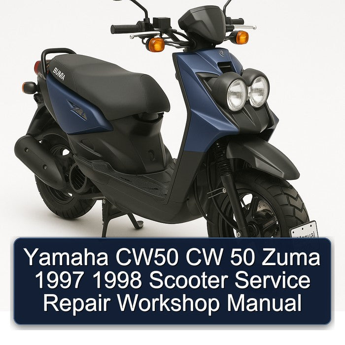 1997-1998 Yamaha Zuma CW50 Cw 50 Scooter Service Repair Workshop Manual PDF