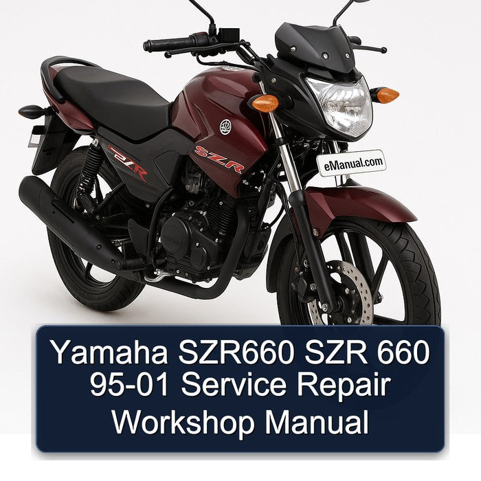 1995-2001 Yamaha SZR Models SZR660 660 Service Repair Workshop Manual PDF