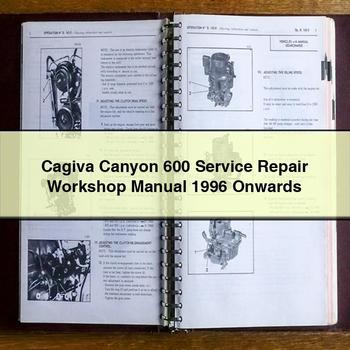 1996 Cagiva Canyon 600 Onwards Service Repair Workshop Manual PDF