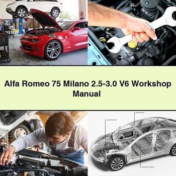 Alfa Romeo 75 Milano 2.5-3.0 V6 Workshop Manual PDF Download