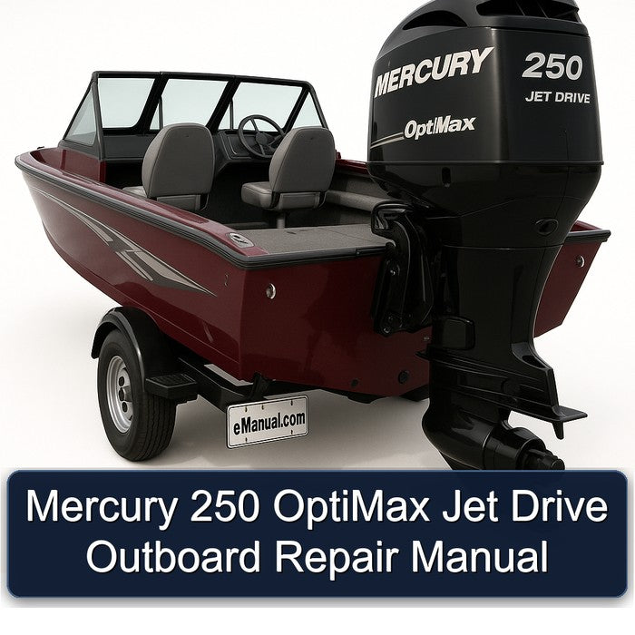 Mercury 250 Optimax Jet Drive Outboard Service Repair Workshop Manual PDF