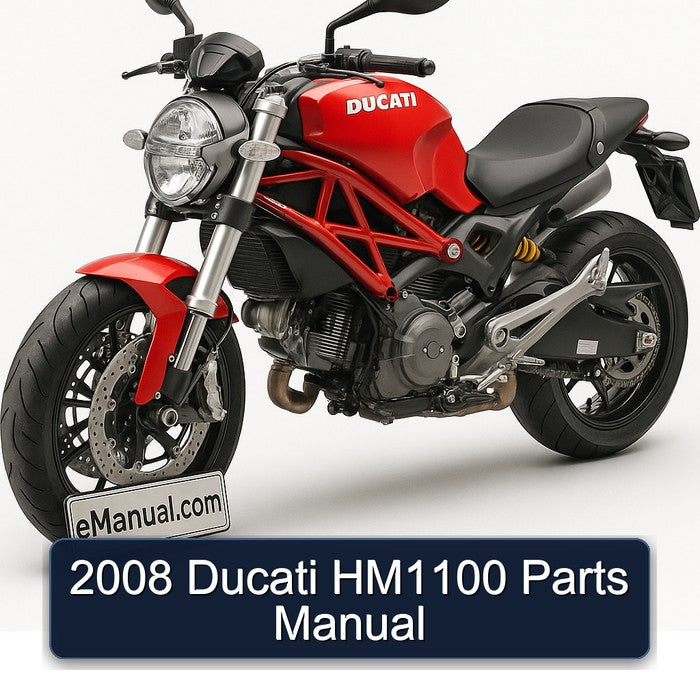 2008 Ducati Parts Catalogues HM1100 Catalog PDF