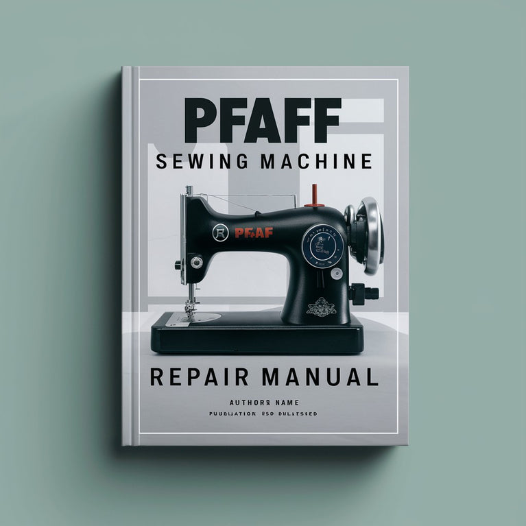 Pfaff Sewing Machine Repair Manual