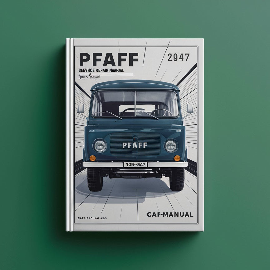 PFAFF 905-947 1010 1011 1014 1015 1019 Service Repair Manual