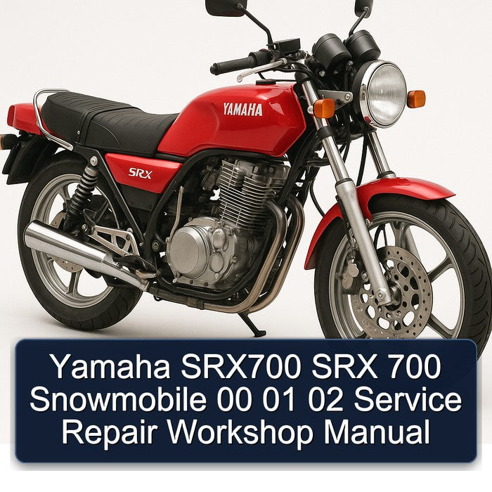 Yamaha Srx700 Srx 700 Snowmobile 00 01 02 Service Repair Workshop Manual PDF