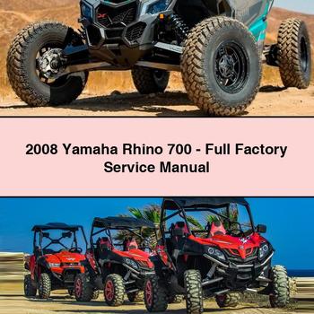2008 Yamaha Rhino 700 Service Repair Workshop Manual PDF