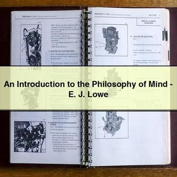 An Introduction to the Philosophy of Mind-E. J. Lowe