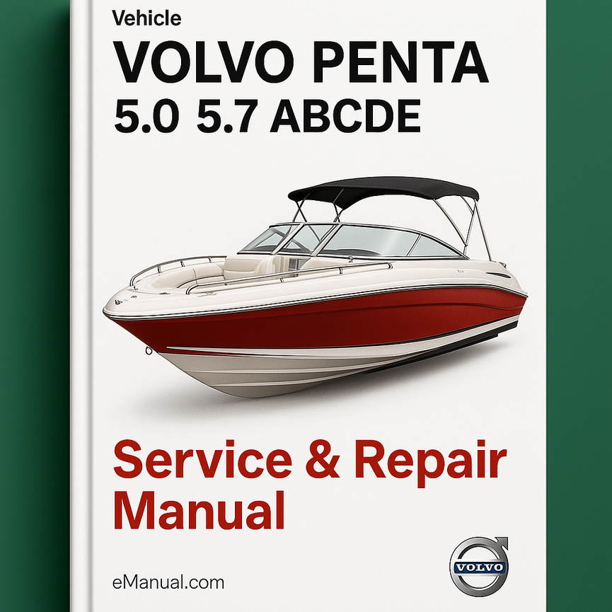 Service & Repair Manual Volvo Penta 5.0 5.7 ABCDE