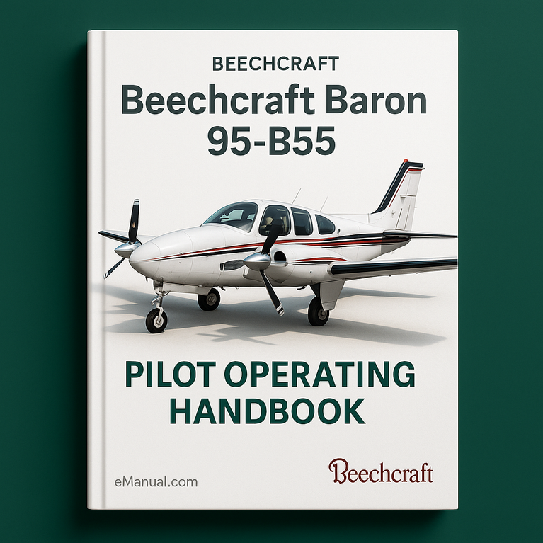 Beechcraft Baron 95-B55 Pilot Operating Handbook Manual POH AFM-PDF