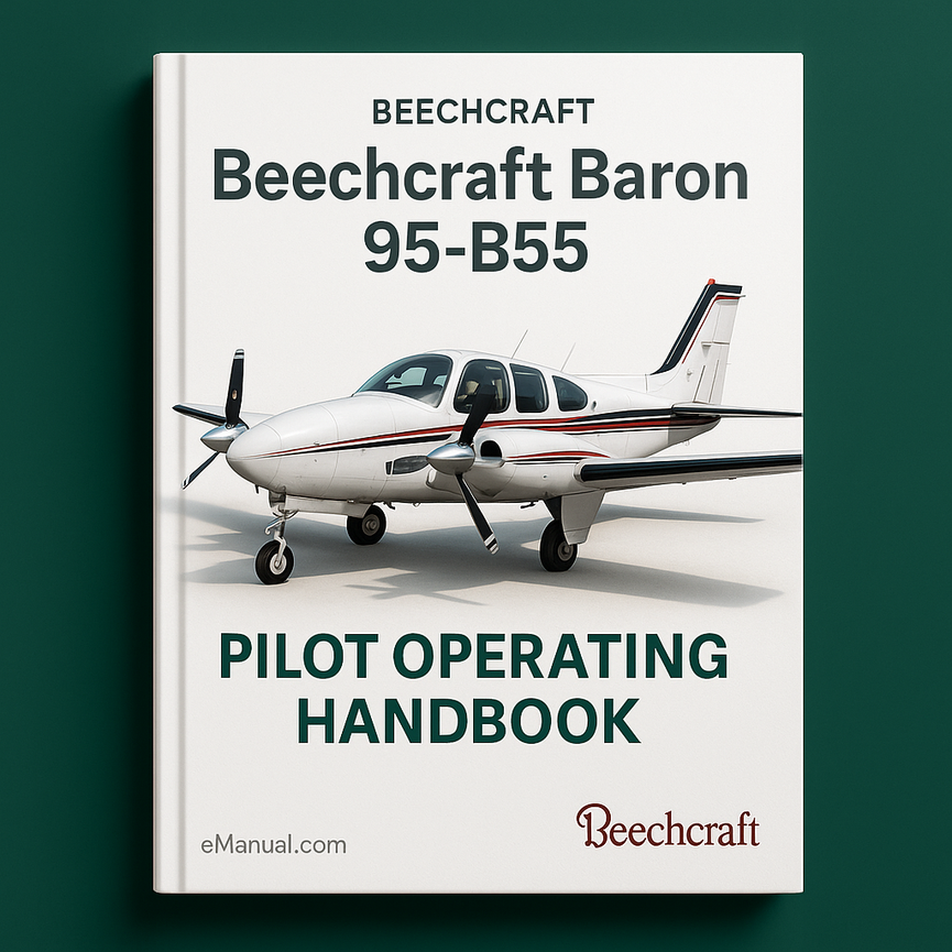 Beechcraft Baron 95-B55 Pilot Operating Handbook Manual POH AFM-PDF