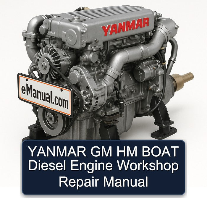 Yanmar GM HM Boat Diesel Engine Service Repair Workshop Manual PDF