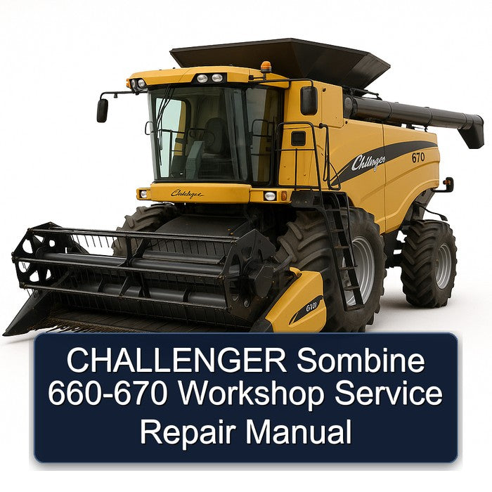 Challenger Sombine 660-670 Service Repair Workshop Manual PDF