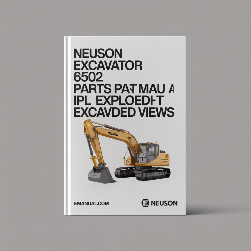 NEUSON Excavator 6502 Parts PART Manual IPL EXPLODED VIEWS
