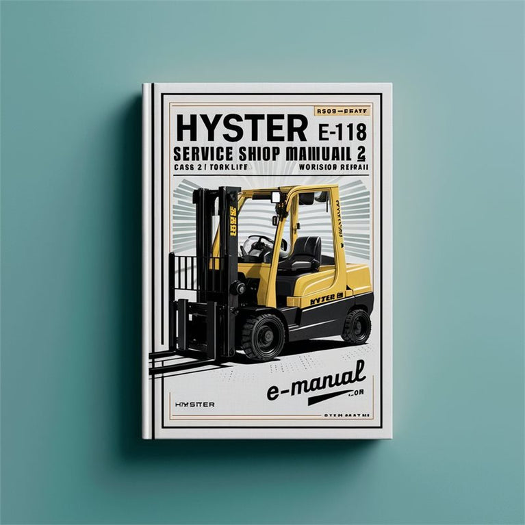 Hyster E118 (R30FFAFF) Shop Class 2 Forklift Book Service Repair Workshop Manual PDF