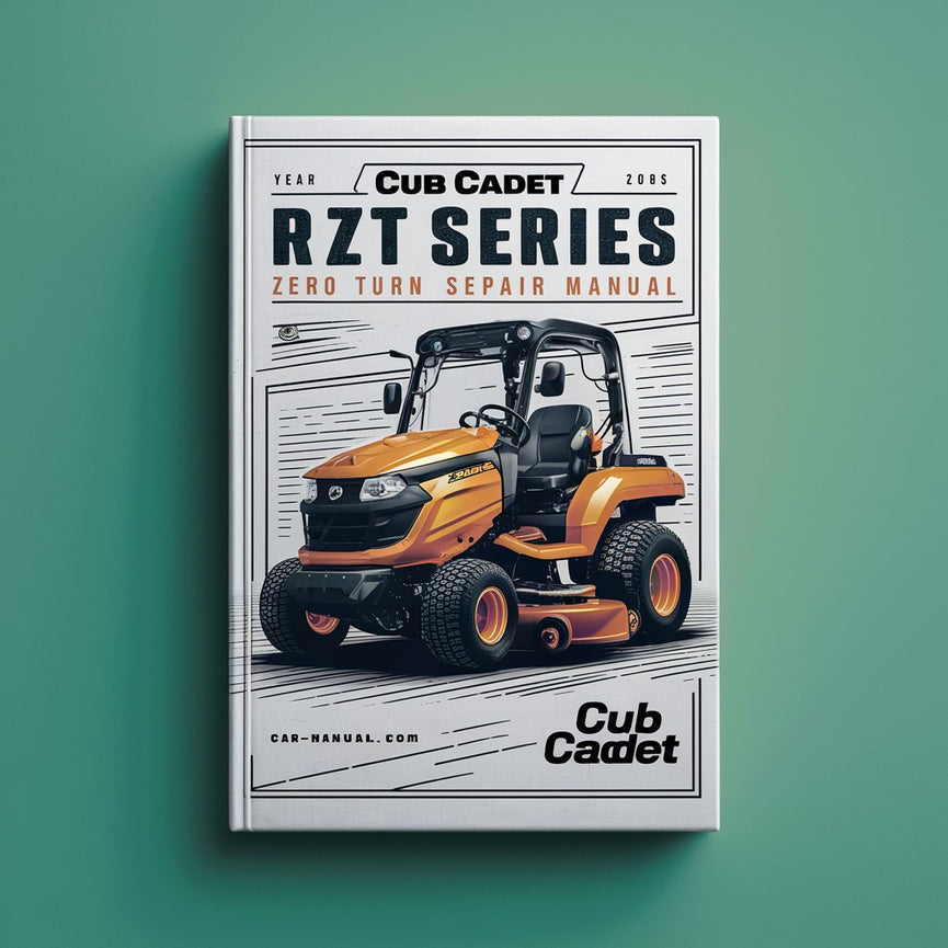 Cub Cadet RZT Series Zero Turn Service Repair Manual