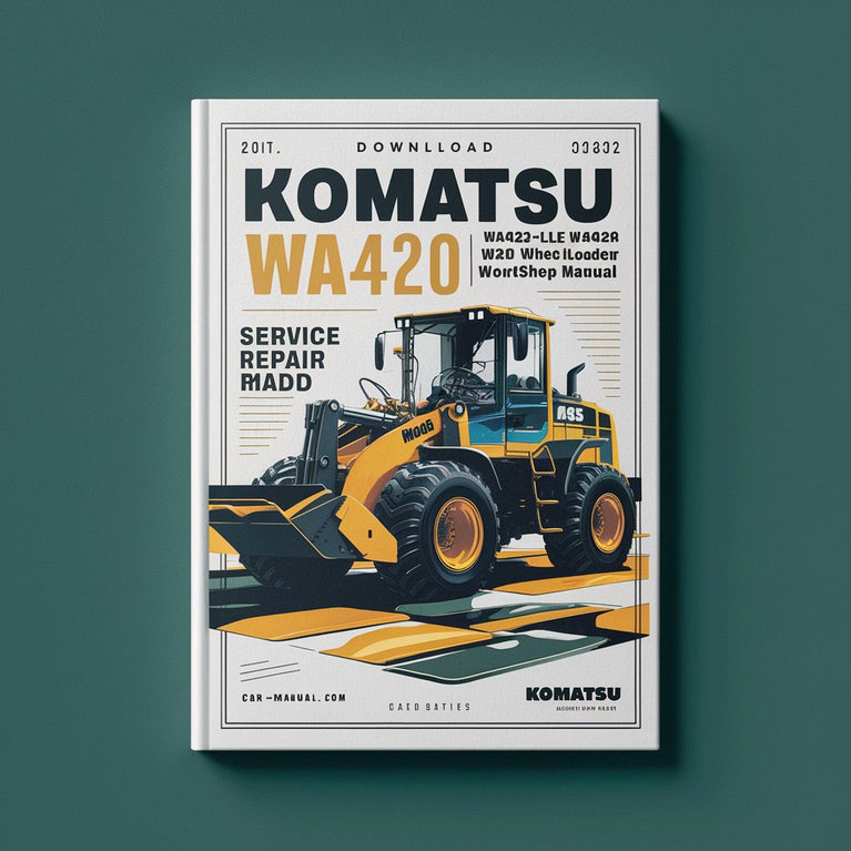 Laden Sie das Service- und Reparaturhandbuch für den Radlader Komatsu WA420-3LE WA420-3L WA420 als PDF herunter.