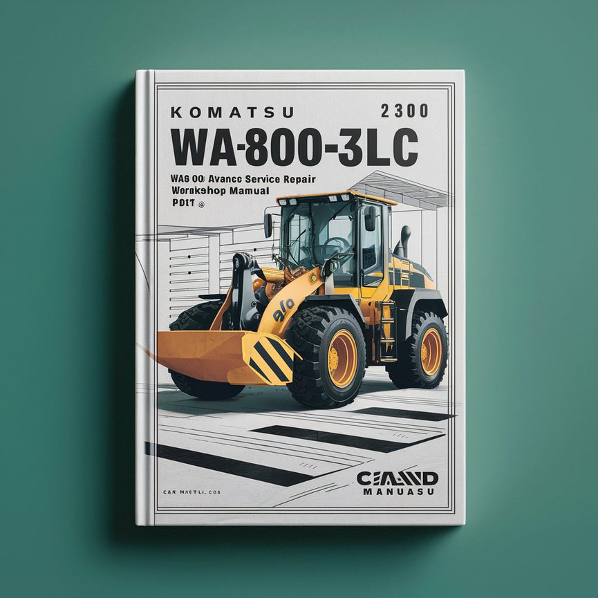 Komatsu WA800-3LC WA 800 Avance Wheel Loader Service Repair Workshop Manual